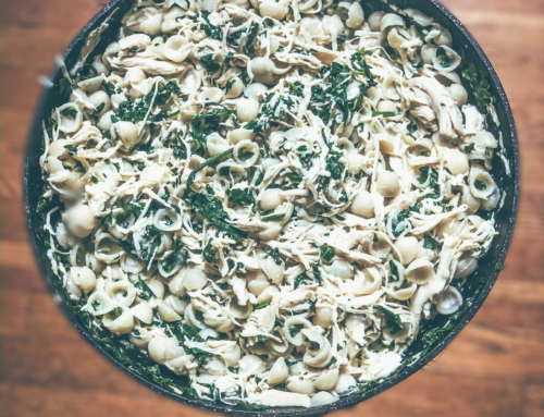 Recipe: White Cheddar chicken and spinach